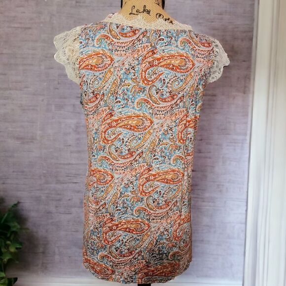 Paisley Laced Top Size Small NWT - Picture 5 of 5